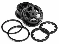 Maverick Blackout XB Front Wheels - 1 Pair ** CLEARANCE **