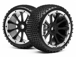 Maverick Blackout ST Tyres Pre Mounted On Wheels - 1 Pair