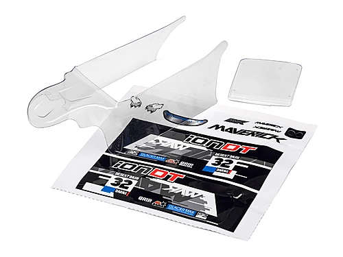 Maverick Clear Desert Truck Body With Decals (Ion Dt)